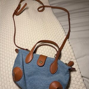 Stoney Clover Lane Denim Pouchette Crossbody Bag